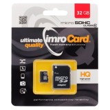 Card Memorie microSDHC Imro, 32Gb, Clasa 10 / UHS-1 U1, Cu Adaptor