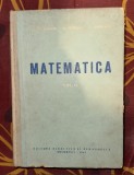 Constantin Ionescu-Bujor - Matematica (volumul 2)