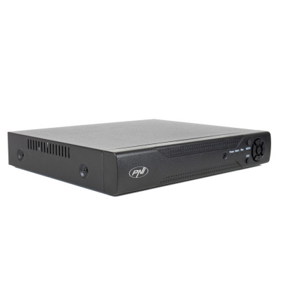 Pachet supraveghere video NVR PNI House IP716, 16 canale IP 4K, H.265, ONVIF si 4 camere PNI IP125 cu IP, 5MP, IP66 foto