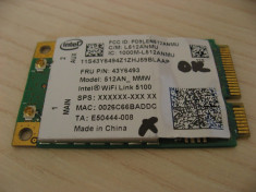 Placa wireless laptop Lenovo ThinkPad R500, Intel WiFi Link 5100, 43Y6493 foto