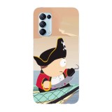 Husa compatibila cu Oppo A72, Viceversa, model Eric the terrible pirate South Park, Silicon, TPU, Transparent, Carcasa