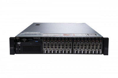 Dell PowerEdge R720 16x SFF(2.5&amp;quot;), 2 x 6 Core Xeon E5-2640 2.5GHz, 16 Gb DDR3, Perc H710, iDrac7 Ent, 2 x 750W, 2 Ani garantie foto