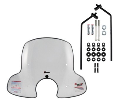 Parbriz mediu transparent Vespa Primavera (13-) 2T AC 50cc - Primavera (13-) 4T AC 50cc - Primavera (13-) 4T AC 125-150cc (4 sezoane) foto