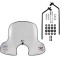 Parbriz mediu transparent Vespa Primavera (13-) 2T AC 50cc - Primavera (13-) 4T AC 50cc - Primavera (13-) 4T AC 125-150cc (4 sezoane)