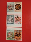 RAS AL KHAIMA, SPORT MUNICH - SERIE COMPLETĂ MNH IMPERF., Nestampilat