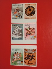 RAS AL KHAIMA, SPORT MUNICH - SERIE COMPLETĂ MNH IMPERF.