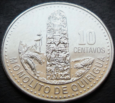 Moneda exotica 10 CENTAVOS - GUATEMALA, anul 2016 * cod 800 = A.UNC foto