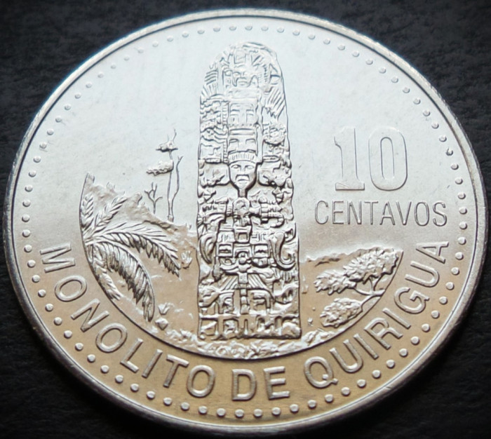 Moneda exotica 10 CENTAVOS - GUATEMALA, anul 2016 * cod 800 = A.UNC
