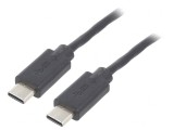 Cablu USB C 0.5m Negru