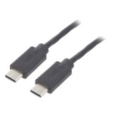 Cablu USB C 0.5m Negru