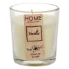Lum&acirc;nare Parfumată Home, Vanilie, Culoare Ecru, Parafină, Durată Ardere 8 Ore, 5x6.5cm, Oem