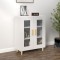 vidaXL Dulap, alb extralucios, 69,5x34x90 cm, lemn compozit