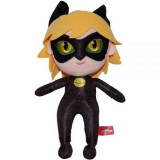 Jucarie din plus si material textil Cat Noir, Miraculous, 30 cm, Play By Play