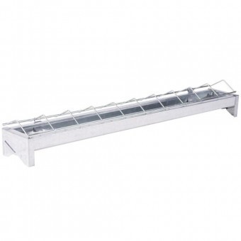 Hranitoare liniara din metal Strend Pro Zn, 50 cm pentru pui foto