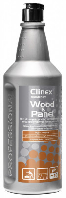 Clinex Wood &amp;amp; Panel, 1 litru, detergent lichid, concentrat, pt. curatare parchet si suprafete lemn foto