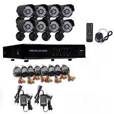 Kit CCTV supraveghere video 8 camere de exterior IP67, HDMI, infrarosu, urmarire foto