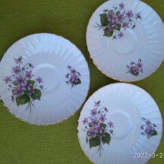 Portelan Royal Stafford Bone China, frumoase 3 farfurioare