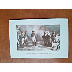 Napoleon Bonaparte, reproducere tip carte postala, dupa un tablou de la Vesailles