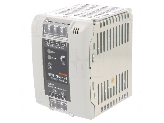 Alimentator pulsatoriu pentru şină DIN 240W 24VDC 10A IP20
