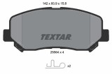 TEXTAR 2556401 set placute frana,frana disc