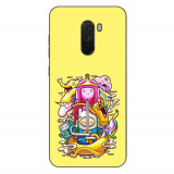 Husa compatibila cu Xiaomi Pocophone F1 Silicon Gel Tpu Model Adventure Time Poster