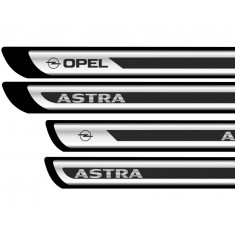 Set protectii praguri CROM - Opel Astra ManiaStiker