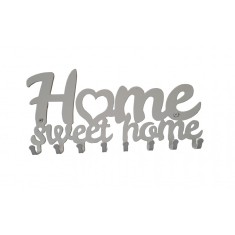 Suport chei Home Sweet Home Alb