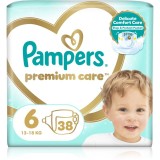 Pampers Premium Care Size 6 scutece de unică folosință 13-18 kg 38 buc