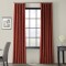 Draperie din catifea cu rejansa din bumbac tip fagure, Madison, 150x270 cm, densitate 700 g/ml, Spice orange, 1 buc