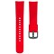 Curea silicon, compatibila Ticwatch E, telescoape Quick Release, 20mm, Rosu