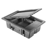 Doza pardoseala Gewiss System GW24601, 10 module, cu capac