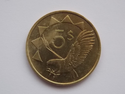 5 DOLLARS 1993 NAMIBIA foto