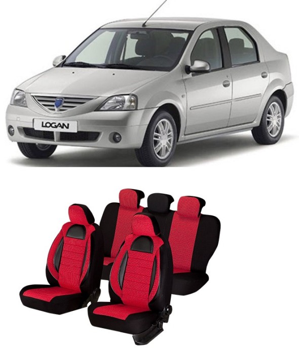 Huse scaune auto DACIA LOGAN 2005-2012 Piele +Textil