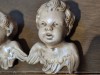Figurine - Pereche de ingeri din ceramica, vechi