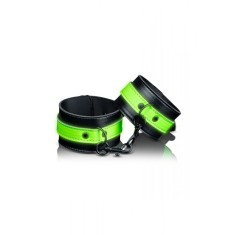 Catuse pentru Glezne Glow in the Dark, Verde Neon/Negru