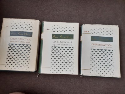 DAN BARBILIAN OPERA DIDACTICA 3 VOLUME EDITIE DE LUX foto