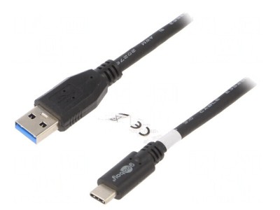 Cablu USB 3.0 A la C 3m Negru foto