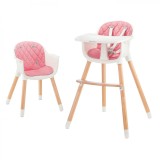 Scaun De Masa Kinderkraft Sienna, 2 In 1, Pink