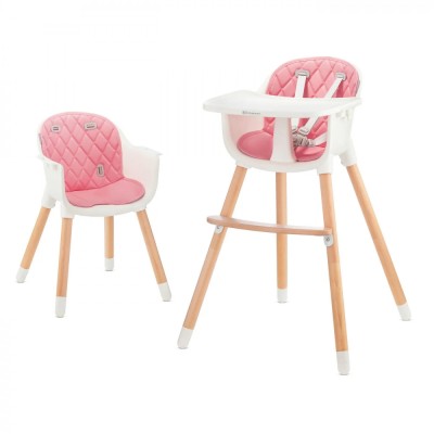 Scaun De Masa Kinderkraft Sienna, 2 In 1, Pink foto