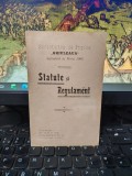 Societatea de Popice Ghiuleaua, &icirc;nființată &icirc;n mai 1906, Statute și Regulamente, București 1907