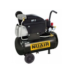Compresor de aer cu piston Nuair NUB FC2 24 CM2, 24 L, 8 bar, 222 L min, 2 CP, monofazat foto