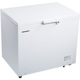Lada frigorifica Heinner HCF-246CNHE++, 246 l, Clasa E, Compresor inverter, Control electronic, Iluminare LED, Functionalitate frigider, Alb