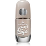 essence Gel Nail Colour lac de unghii culoare 37 ALWAYS ON taupe 8 ml