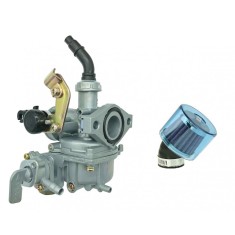 Carburator + Filtru Aer ATV 107cc - Soc pe Cablu cu Robinet