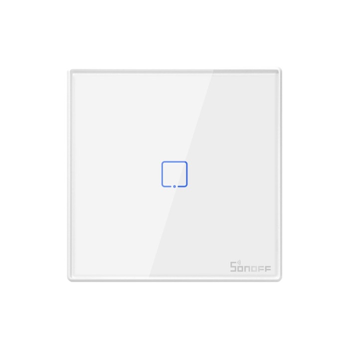 Telecomanda Sonoff T2EU1C-RF cu 1 canal, 433 MHz, Semnal RF, Alb SmartElectro IntelligentHouse
