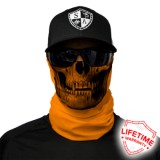 Bandana SA Face Shield Orange Skull