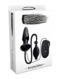 Vibrator Anal - Dop Gonflabil &raquo;Bumping Balloon&laquo; 11 cm - Negru