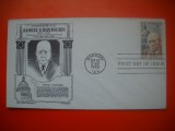 HOPCT PLIC S FDC NR 655 SAMUEL T RAYBURN PURTATOR DE CUVANT 1940-1961/ 1962 SUA -NECIRCULAT
