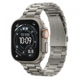 Curea Spigen Modern Fit Titanium pentru Apple Watch 49mm / 46mm / 45mm / 44mm Series, Gri AMP09105