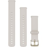 Curea ceas smartwatch Garmin, 18mm, slicon, Ivory